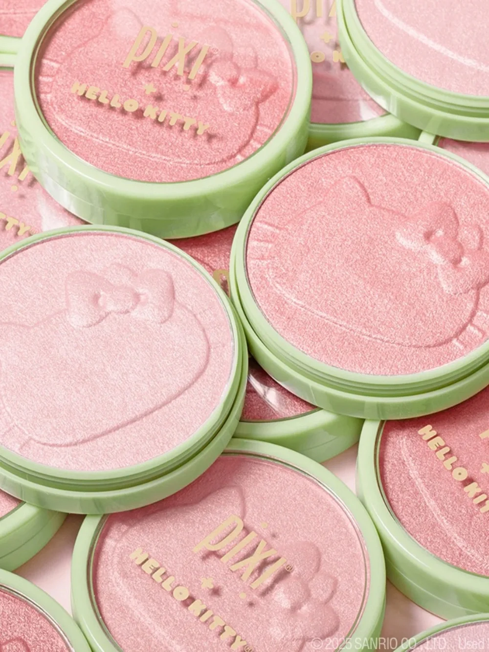 Pixi x Hello Kitty Glowy Powder Friendly Blush & Sweet Highlighter Duo Bundle